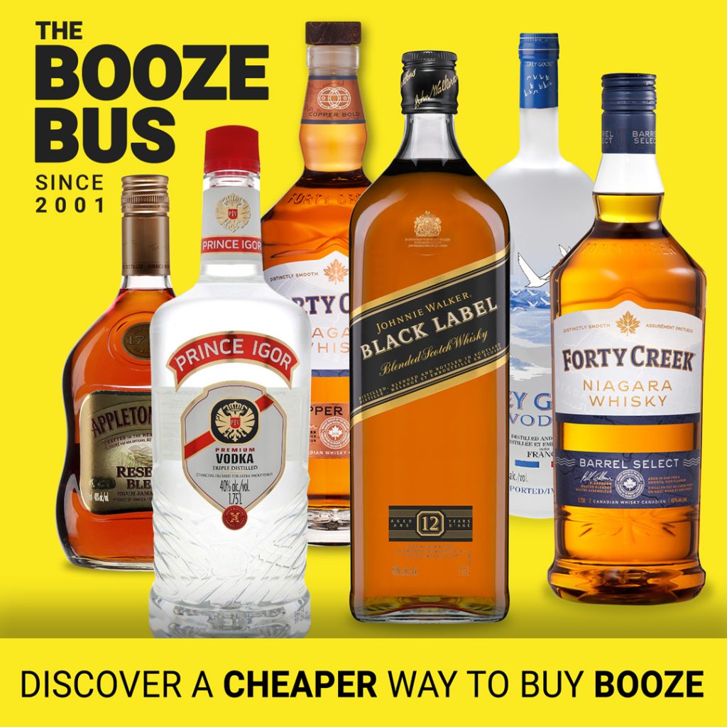 Select top brand spirits and buy by the case and save 40% off LCBO prices.